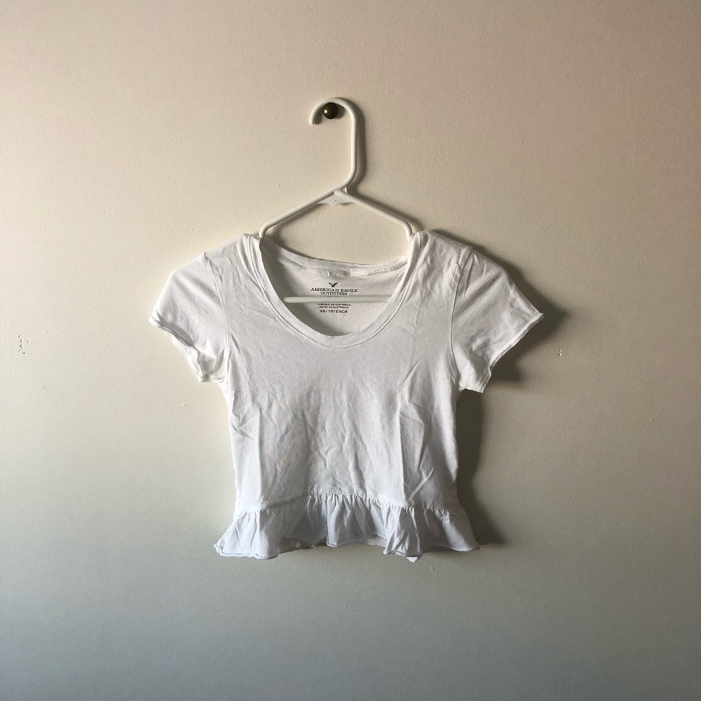 Babydoll Ruffle Crop Top